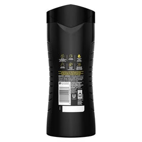 AXE Phoenix bottle recycled plastic badge emphasizing sustainable packaging benefit