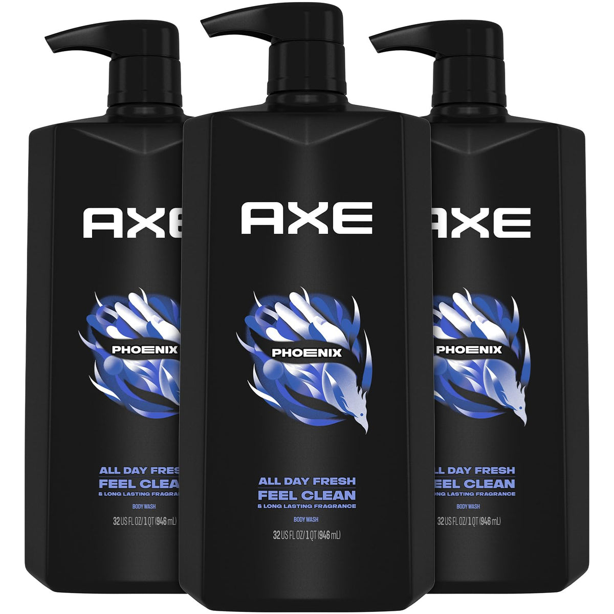 AXE Phoenix front pack showing bottle and scent for confidence