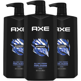 AXE Phoenix front pack showing bottle and scent for confidence
