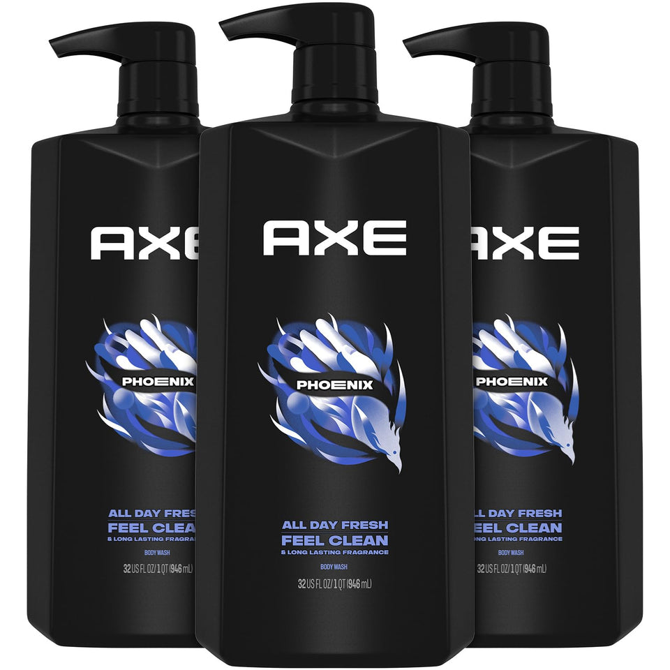 AXE Phoenix front pack showing bottle and scent for confidence
