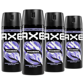 AXE Phoenix front packaging shows bold logo and fresh scent benefit