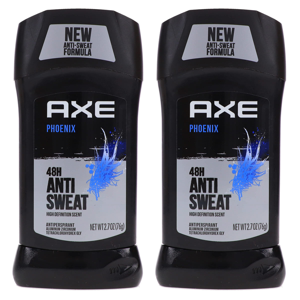 AXE Phoenix front packaging showing fresh-fruity scent and 24-hour benefit