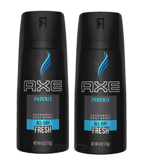 AXE Phoenix front packaging showing two 4 oz cans and easy-grip benefit