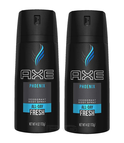 AXE Phoenix front packaging showing two 4 oz cans and easy-grip benefit