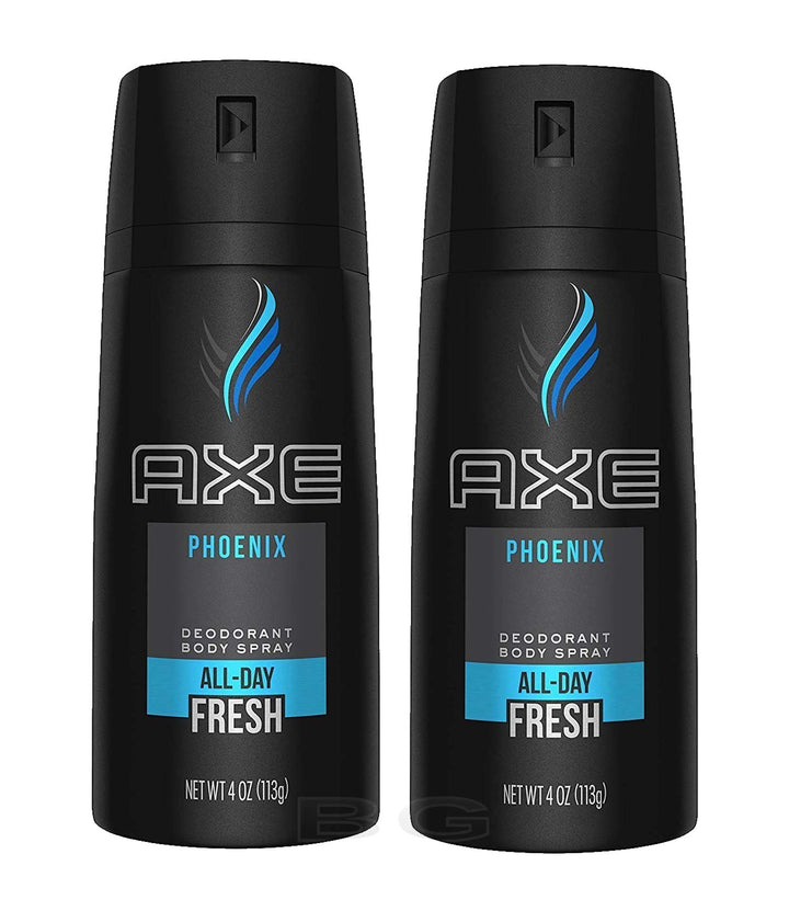 AXE Phoenix front packaging showing two 4 oz cans and easy-grip benefit