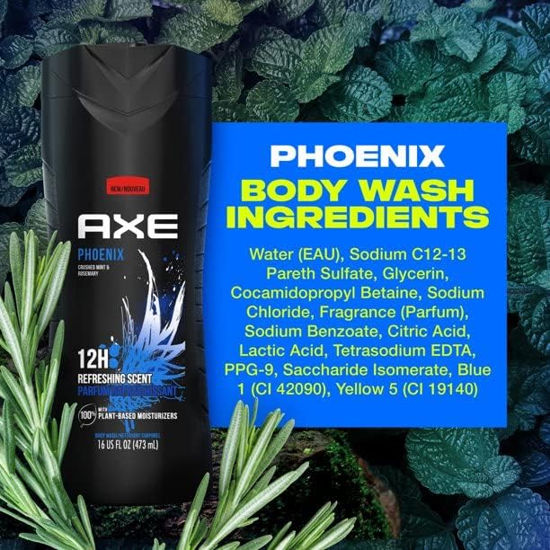 AXE Phoenix lifestyle bathroom setup with bottles ready for daily grooming routine