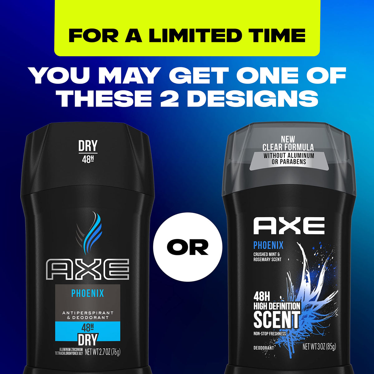 AXE Phoenix stick with cap off demonstrating easy day use benefit