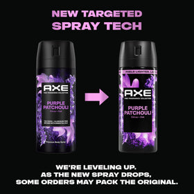 AXE fine mist texture mid-air demonstrating even distribution and lightweight feel