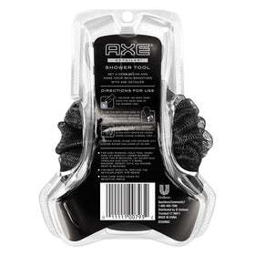 AXE scrubber close-up of texture highlighting exfoliating surface for smoother skin