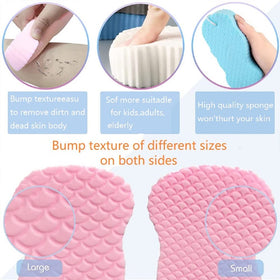 Axnzp sponge in bathroom setting conveying everyday practical use