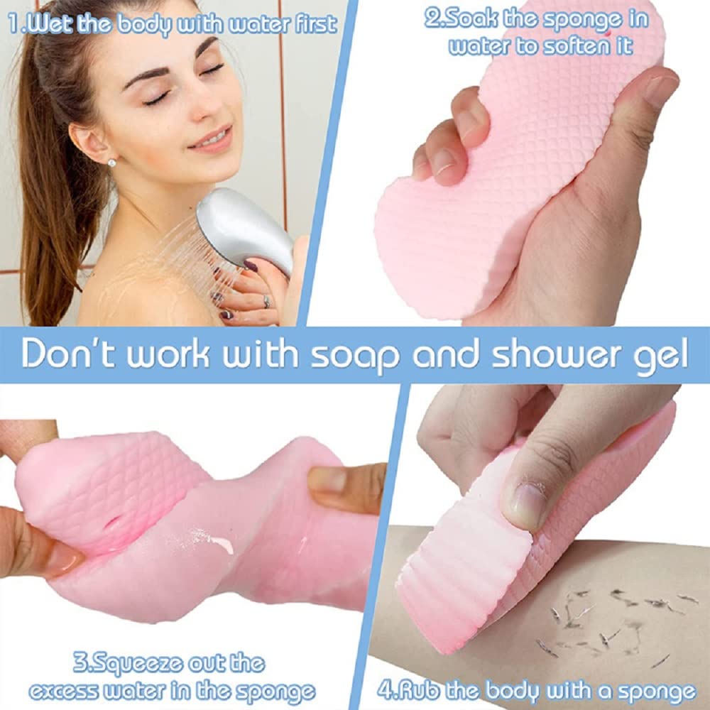 Axnzp blue and pink sponge pair illustrating included colors