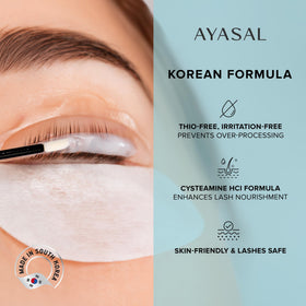 AYASAL formula texture close-up highlighting gentle cream consistency