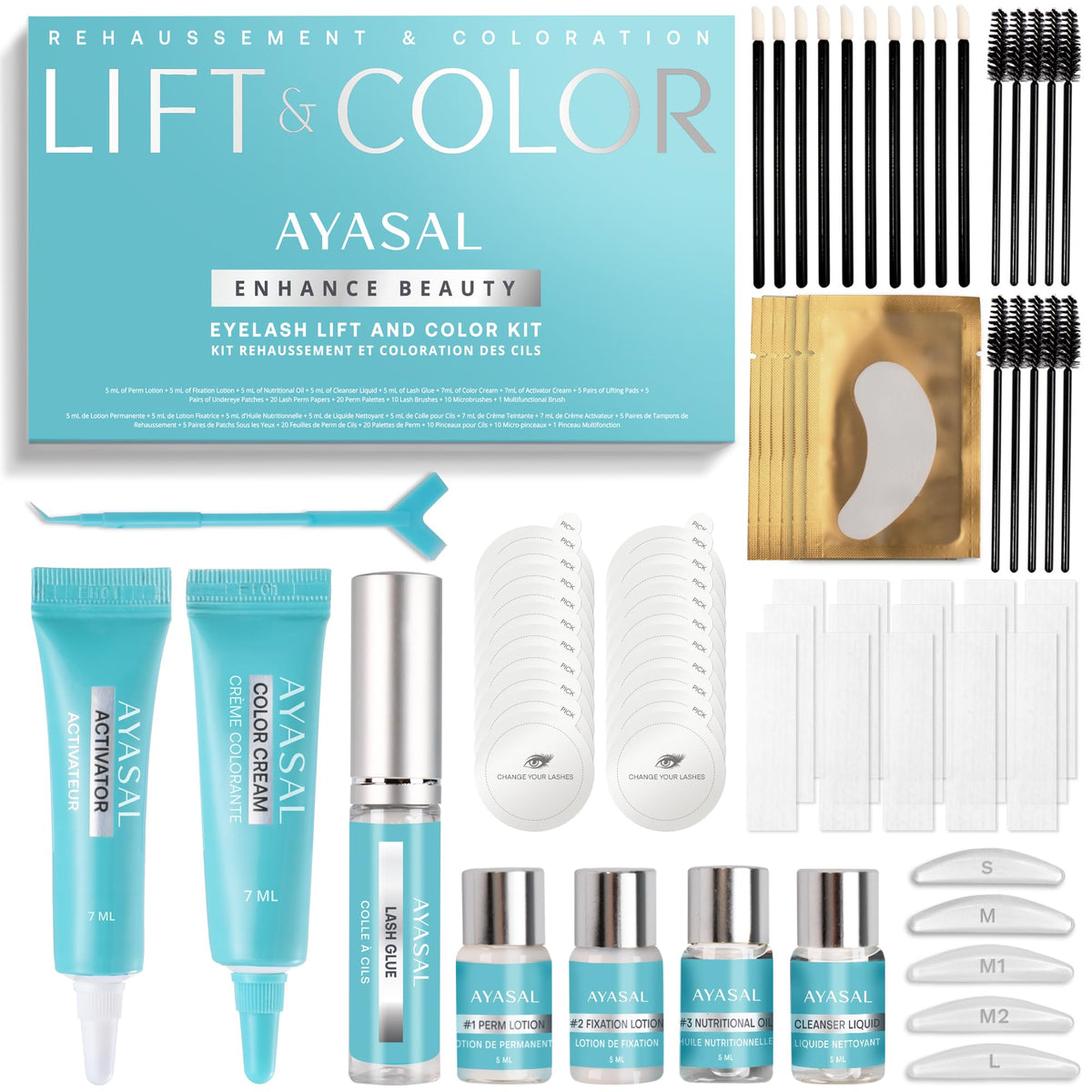AYASAL front packaging showing kit design and benefits