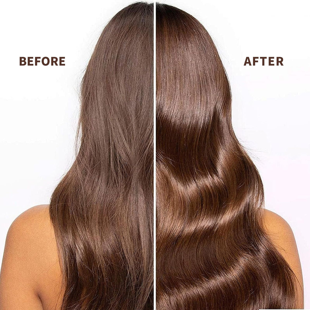 AYCBNB brush massaging scalp with light circular strokes to help redistribute natural oils