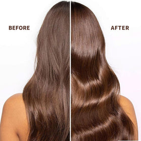 AYCBNB brush massaging scalp with light circular strokes to help redistribute natural oils