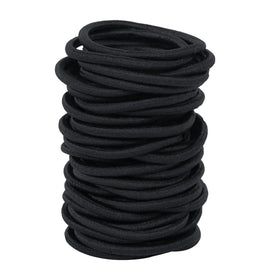 Ayogost front pack showing 180 black hair ties and value savings
