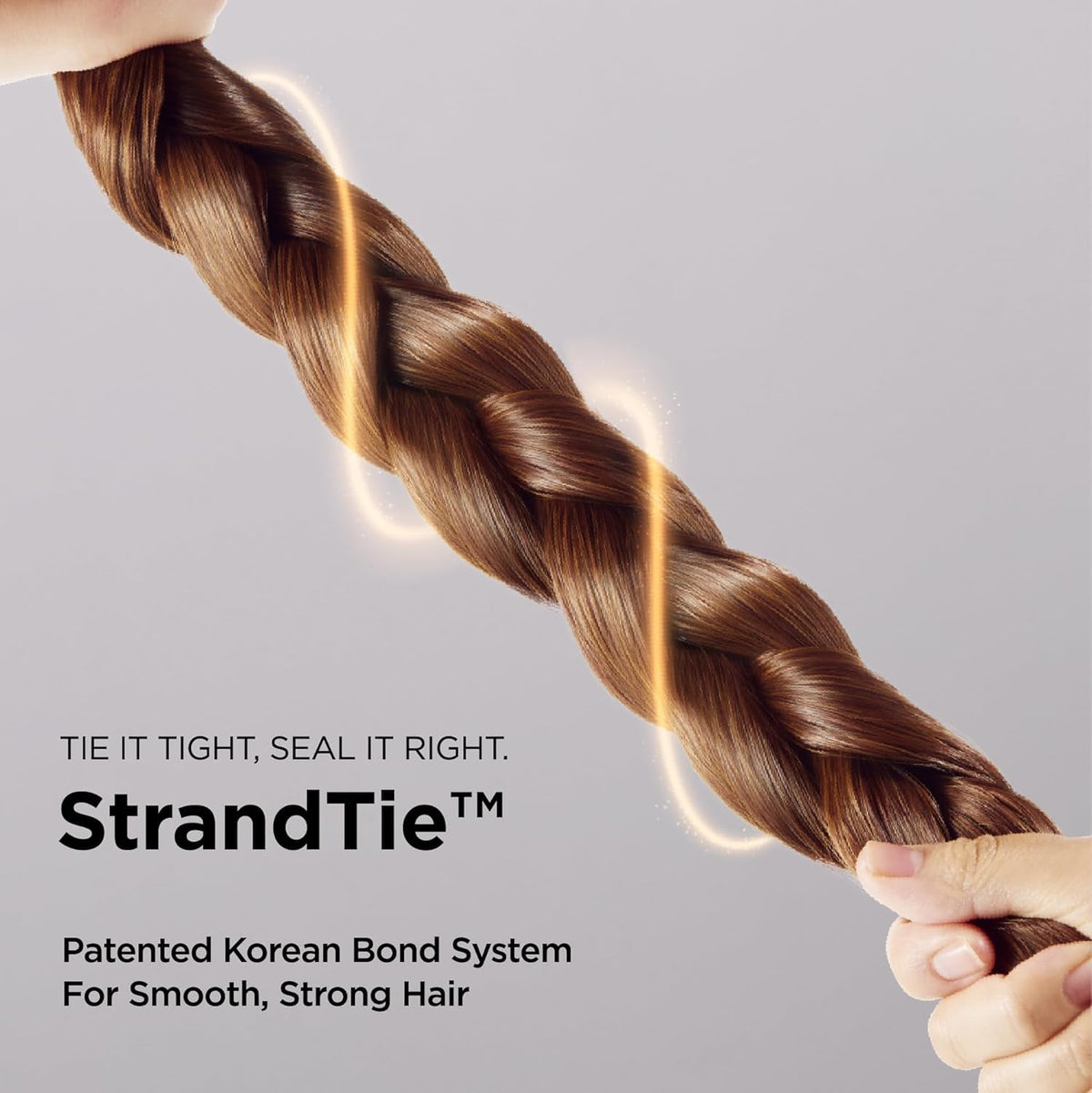 AYUNCHE before and after split ends comparison showing smoother ends