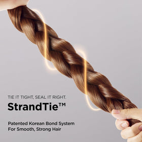 AYUNCHE before and after split ends comparison showing smoother ends