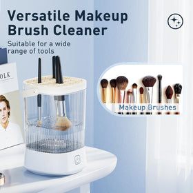 Azang brushes attached in use demonstrating simultaneous cleaning and time savings