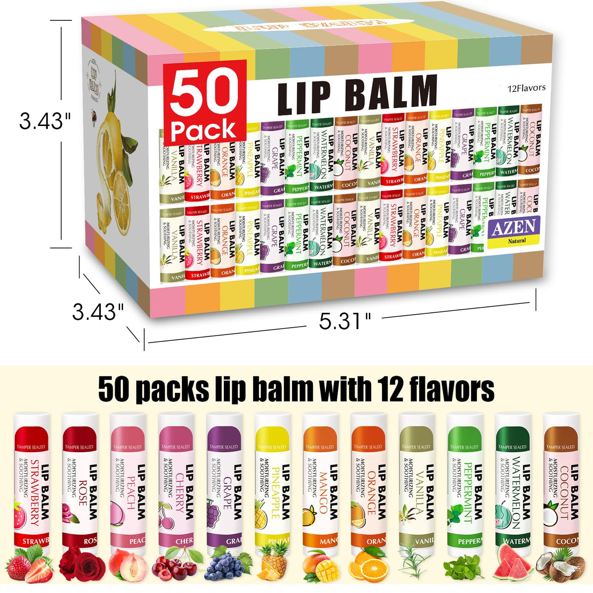 AZEN open bulk box filled with tubes demonstrating event-ready supply