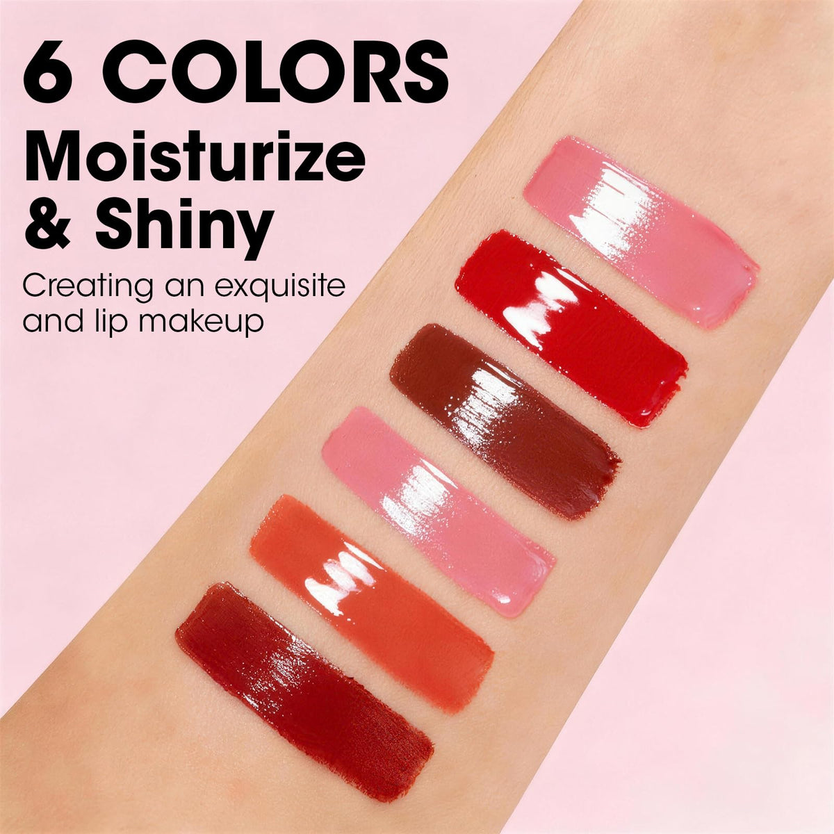 AZEN color swatch array displaying varied shades for versatile looks