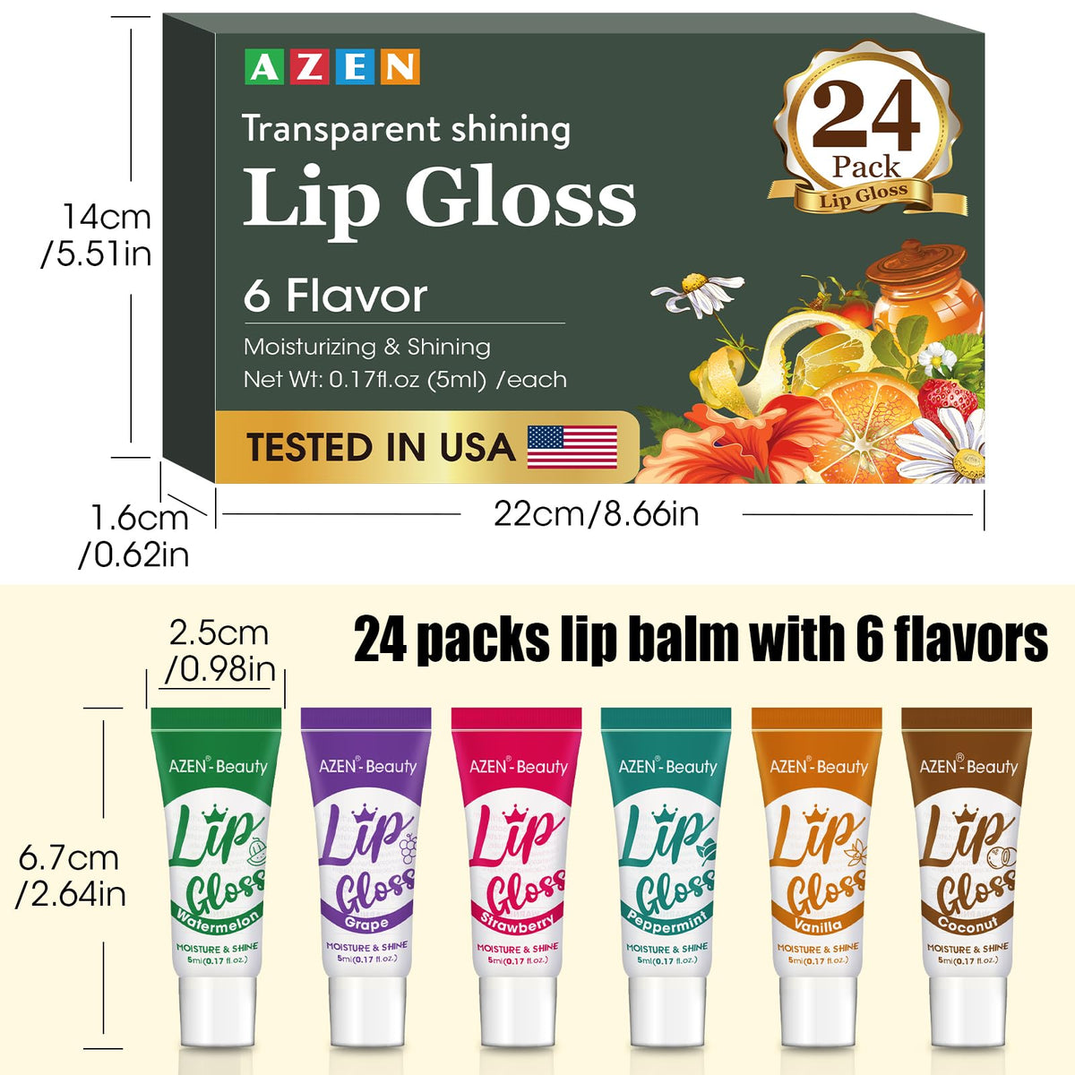 AZEN flavor labels and ingredients to highlight nourishing components
