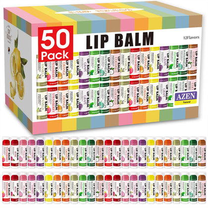 AZEN front packaging showing 50-count assortment and variety benefits