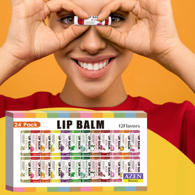 AZEN balms styled in an Easter basket demonstrating gift-ready presentation