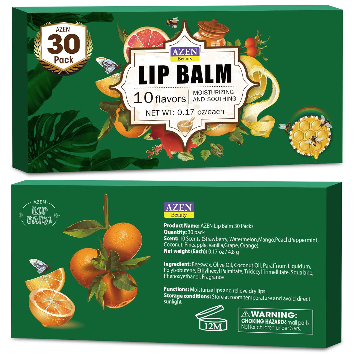 AZEN lifestyle outdoor shot showing on-the-go lip hydration benefit