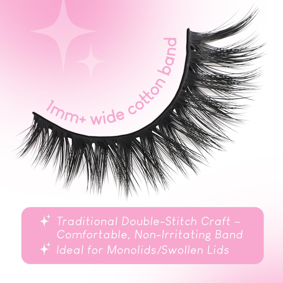 Azenlo cotton band detail highlighting thin 1mm+ band and comfort
