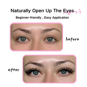 Azenlo lash strip on hand showing scale and easy trimming benefit
