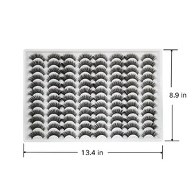 Azenlo lashes after cleaning showing durable, reusable fluffy shape