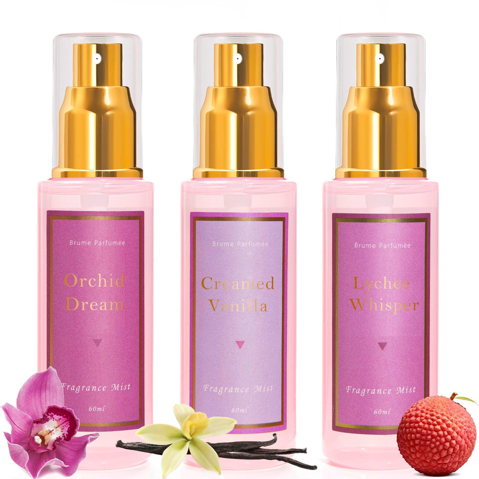 Azulfra front packaging trio showing three travel-sized sprays for easy gifting