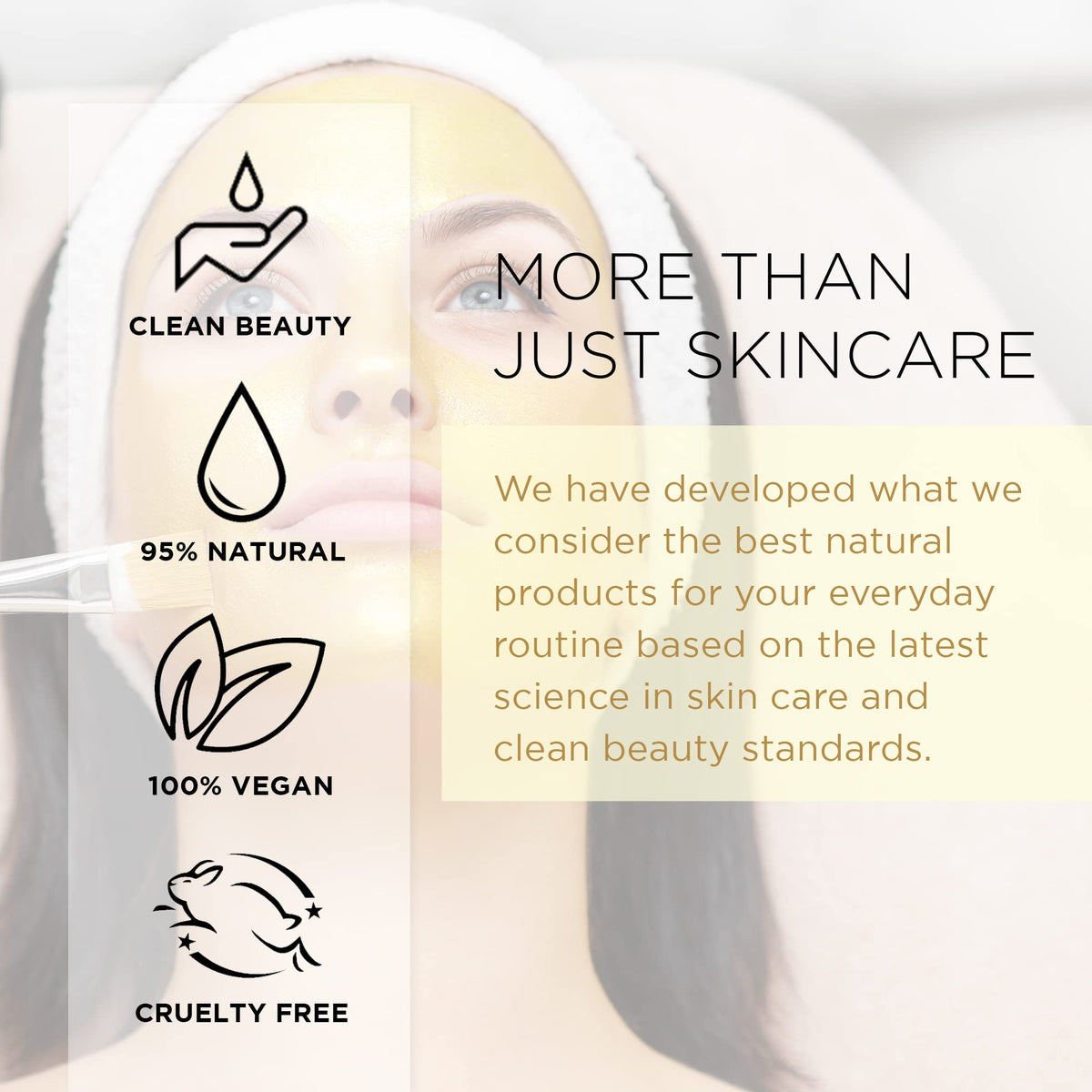 Azure Cosmetics ingredient label highlighting 24K gold, hyaluronic acid, collagen benefits