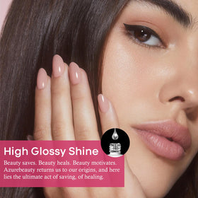AZUREBEAUTY activator pouring into dish to speed drying and hardening