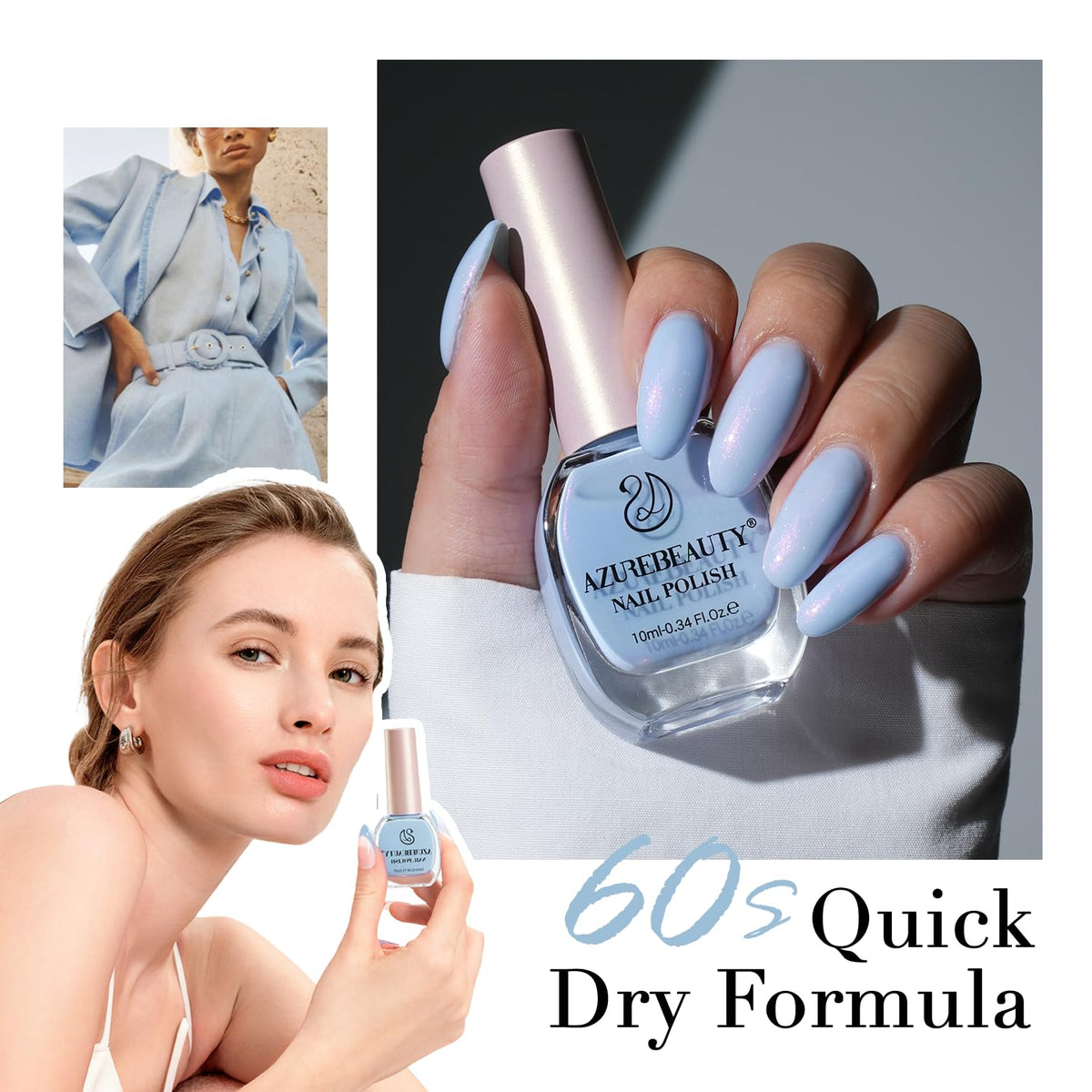 AZUREBEAUTY brush stroke demonstrating smooth application and high coverage