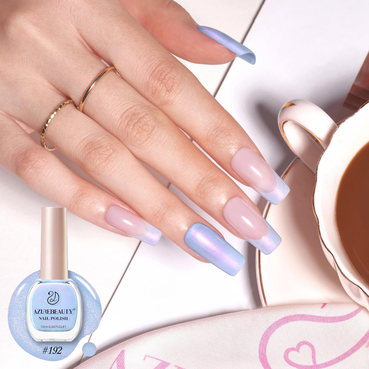 AZUREBEAUTY cap and label close-up highlighting product details and ease of use