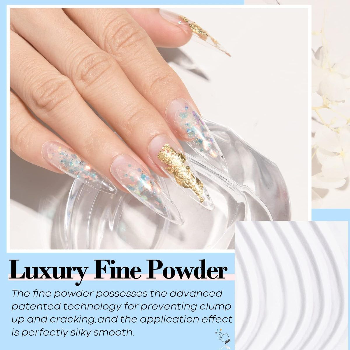 AZUREBEAUTY dipping step in use demonstrating easy lamp-free application benefit