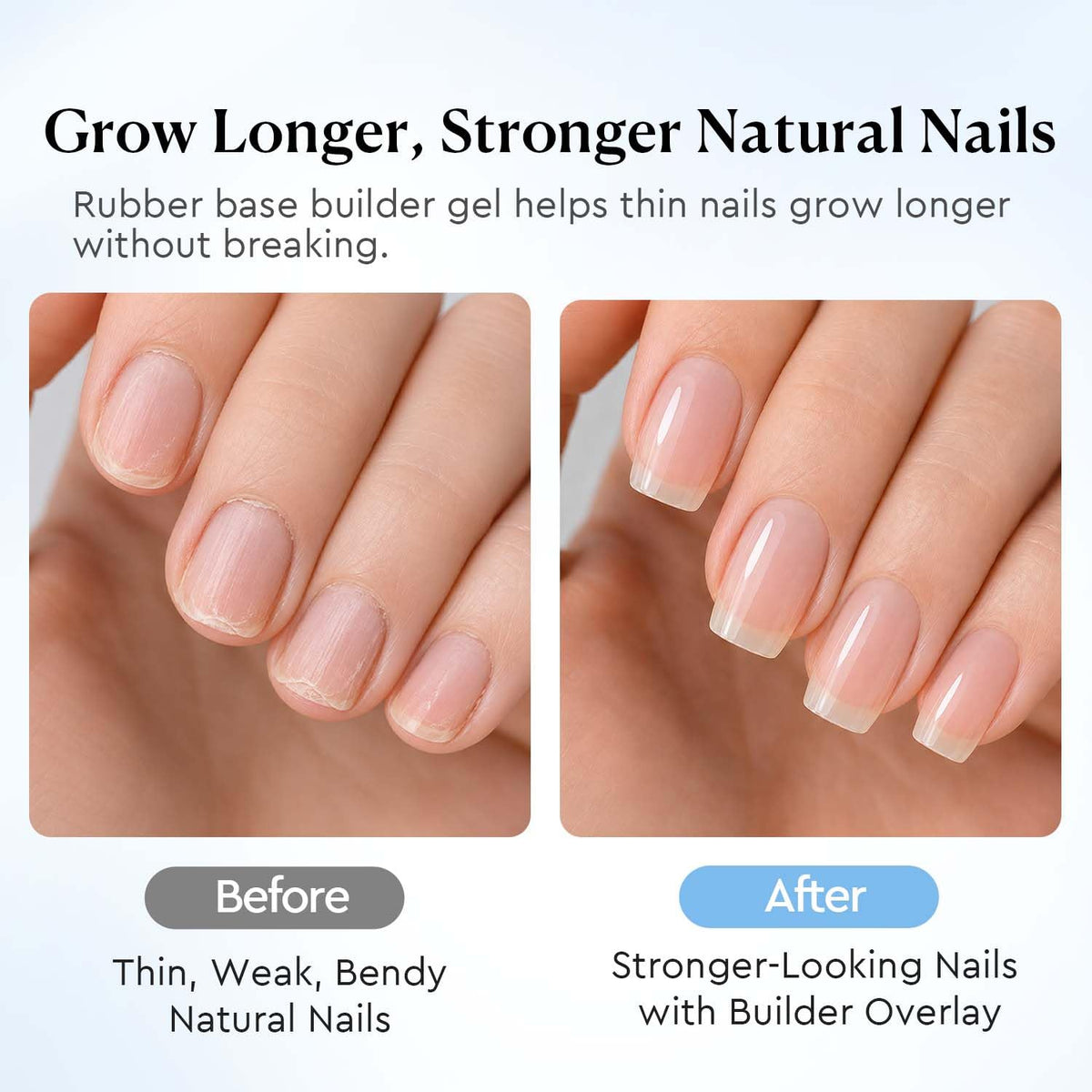AZUREBEAUTY cured nail apex close view displaying added strength support
