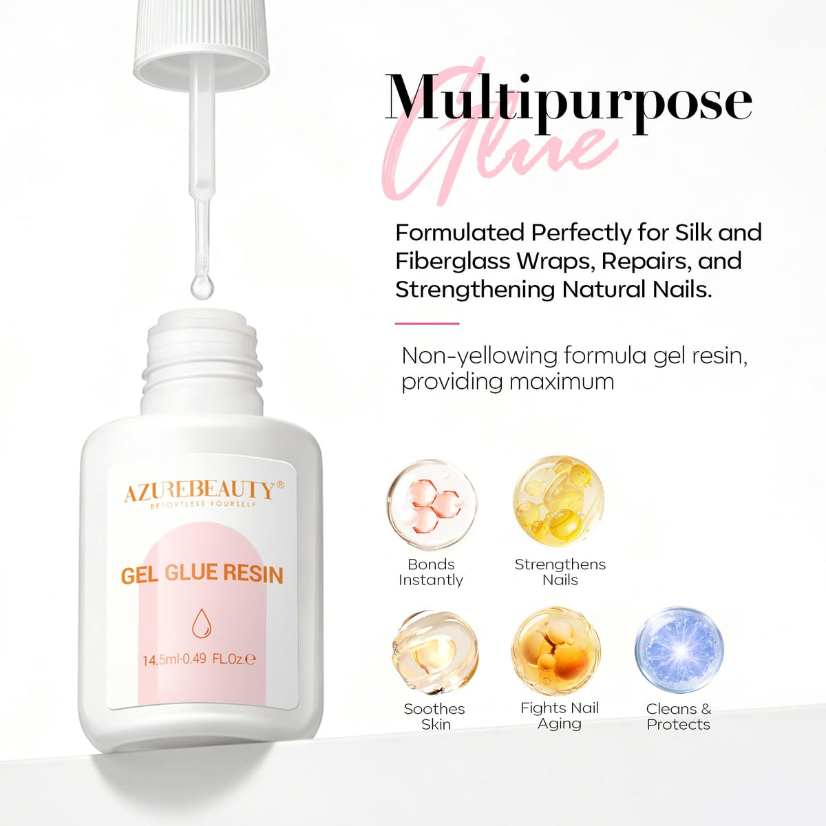 AZUREBEAUTY securing rhinestones and glitter for long-lasting nail decoration