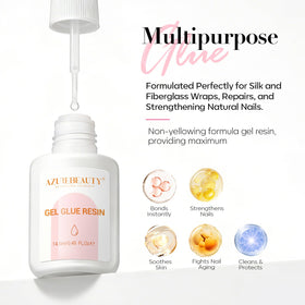 AZUREBEAUTY securing rhinestones and glitter for long-lasting nail decoration