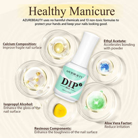 AZUREBEAUTY glossy finished nails demonstrating long-lasting shine