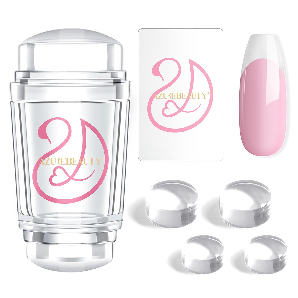 azurebeauty front packaging showing complete 6-piece kit and benefits