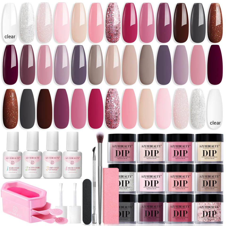 AZUREBEAUTY front packaging showing full kit for at-home salon results