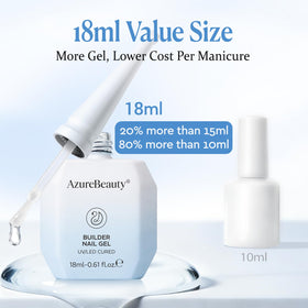 AzureBeauty gel texture apex detail illustrating smooth self-leveling finish