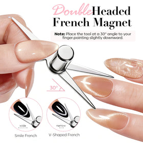 AZUREBEAUTY heart and black hole tools top view creating centered focal cat eye accents