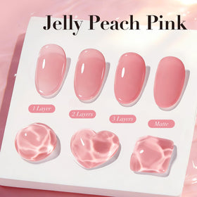 AZUREBEAUTY jelly texture droplet showing sheer buildable pigment and shine
