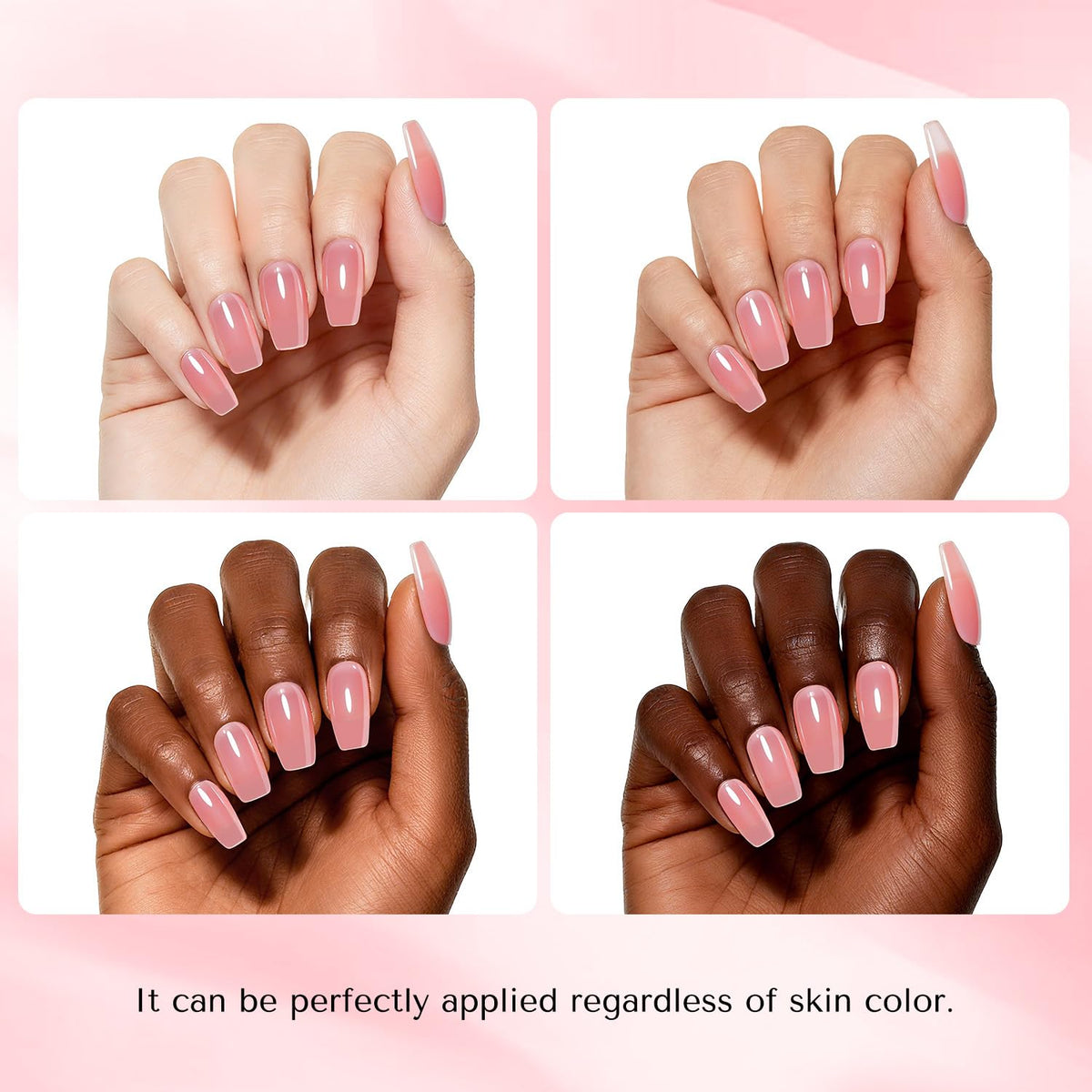 AZUREBEAUTY lifestyle flatlay with hand model illustrating at-home salon results