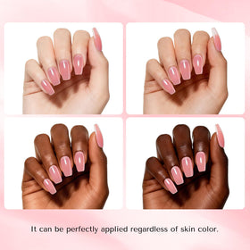 AZUREBEAUTY lifestyle flatlay with hand model illustrating at-home salon results