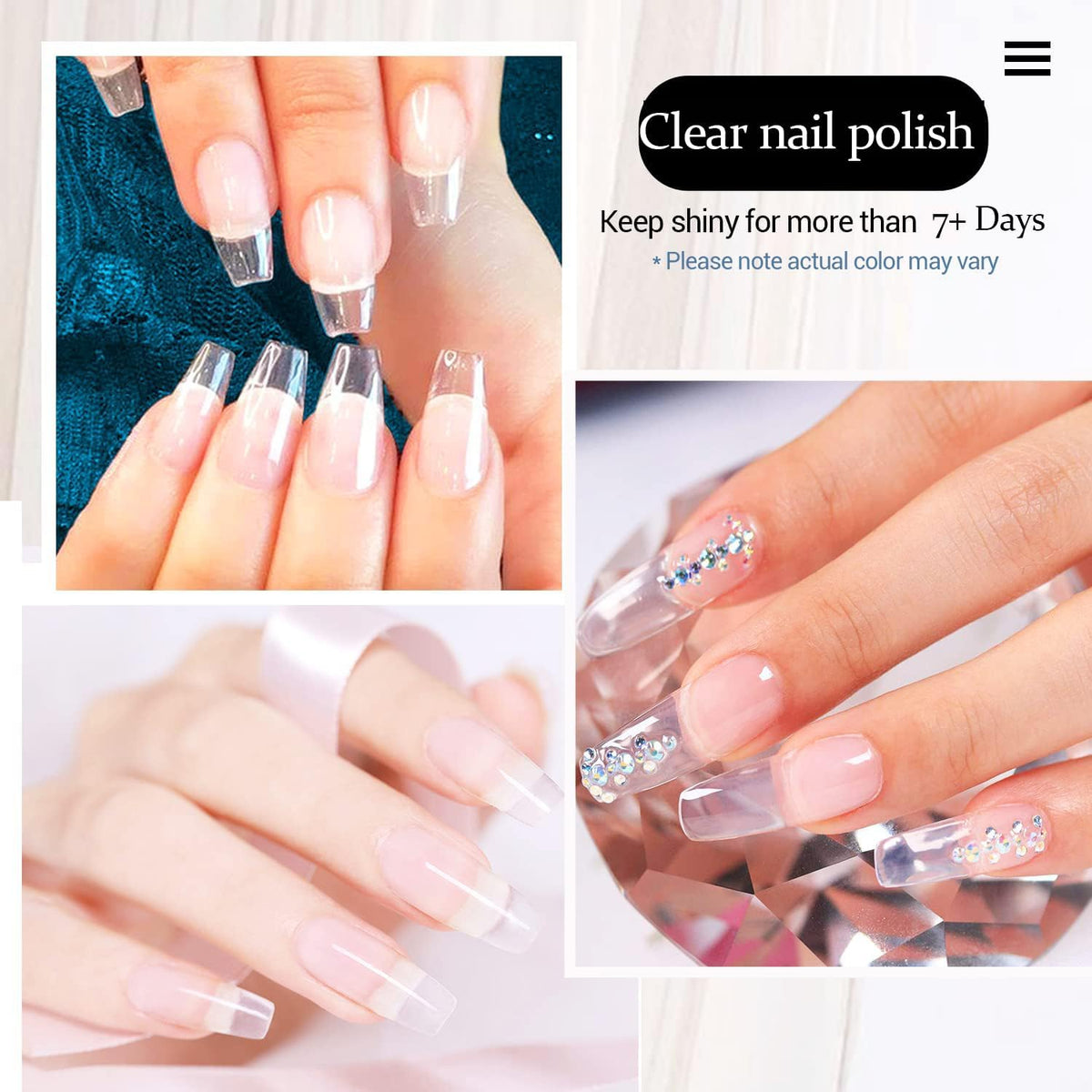 AZUREBEAUTY applied on natural nails for gentle everyday wear